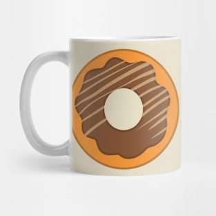 Chocolate Frosting Orange Donut Mug